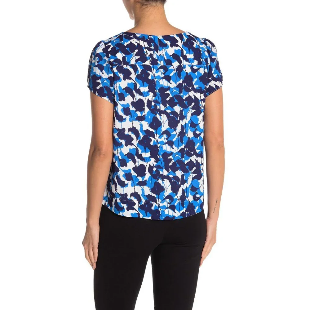 NWT J. Crew Floral Print Soft Shell Blouse Top